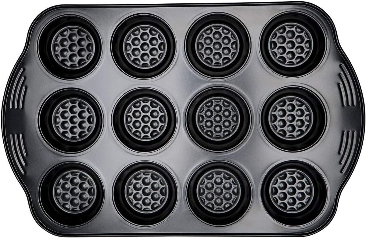 Muffinbakvorm - Cupcakevorm - Bakken Thuis - Koolstofstaal Materiaal - 415 x 27 x 3 cm - Grijs
