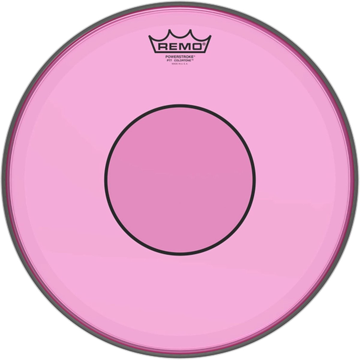 Drumvel Clear - Snare Drumvel - Muziek Maken - Dubbele Laag - 14 Inch - Roze