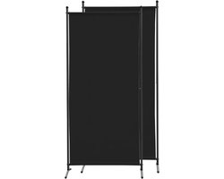 Ruimteverdeler - Kamer Divider - Privacy Creëren - Opvouwbaar Ontwerp - 180cm Hoog - Zwart