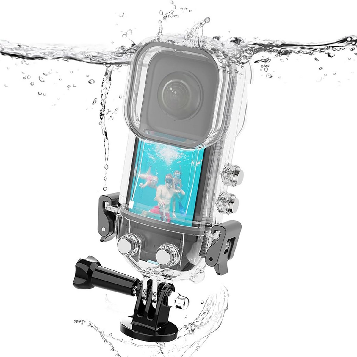 Onderwaterbehuizing - Duikcase Camera - Onderwater fotografie - Optisch glas - 45m diepte