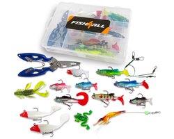 Fish4All Multi Lure Box With Pliers (34pcs) - Kunstaas Set