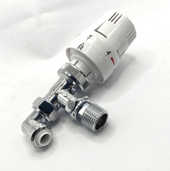 Ventiel Radiator Radiator Klep - Thermostatisch Ventiel - Verwarming Regelen - 90 Graden ...