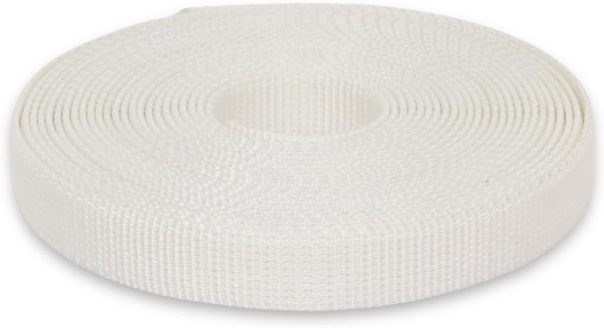 Rolluikband - Raambekleding lint - Raamonderhoud - Sterk polypropyleen - 22mm breed 5.5m -