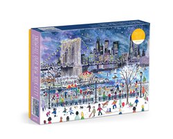 Michael Storrings Snowfall Over New York City 1000 Piece Puzzle