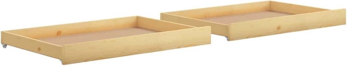 Laden voor dagbed - Opbergdozen bed - Extra opbergruimte - Massief grenenhout - 88 x 61 x 9 cm