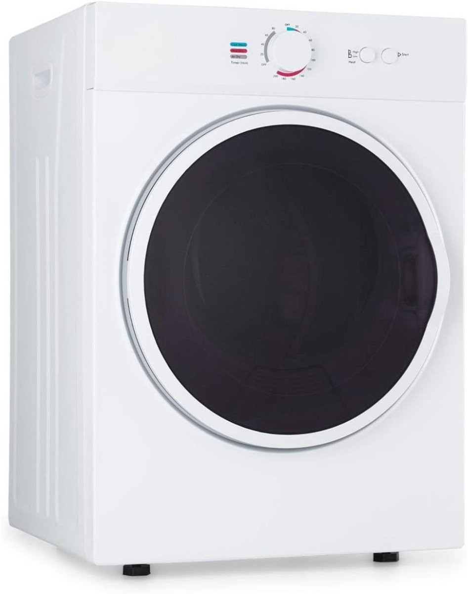Aurixi Mini Droger Mini Wasmachine Wit 46cm x 50cm x 60cm