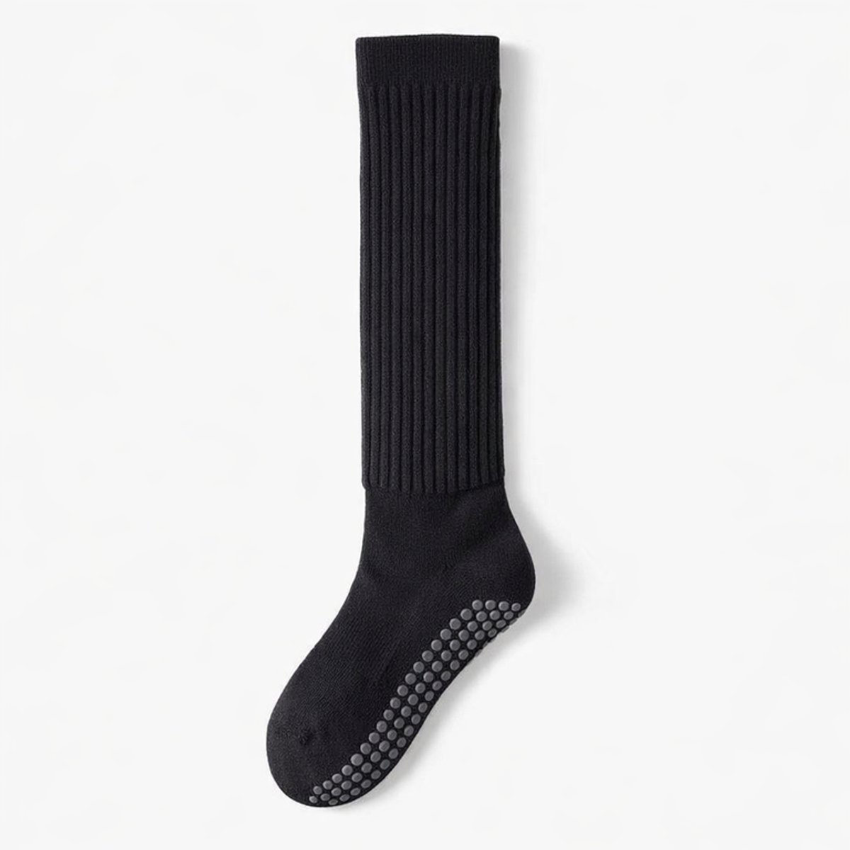Yoga & Pilates Sokken Dames - Sportsokken – Antislip – Katoen – Siliconen Grip – Zwart – EU 36-40