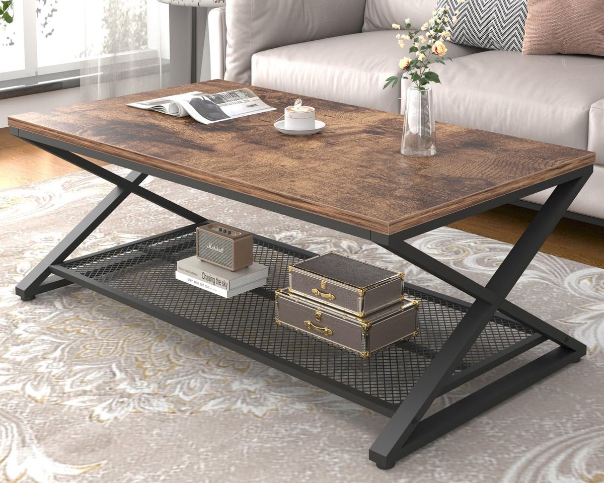 Salontafel Wolkvorm – Moderne Weiß Cloud Salontafel met Houten Poten – Design Middentafel voor Woonkamer – Mid-Century & Scandinavische Stijl – 100 x 50 x 42 cm – Pauwhome
