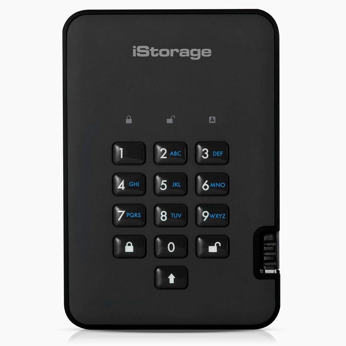 Beveiligde Draagbare SSD 512GB met Hardwareversleuteling en PIN-toegang