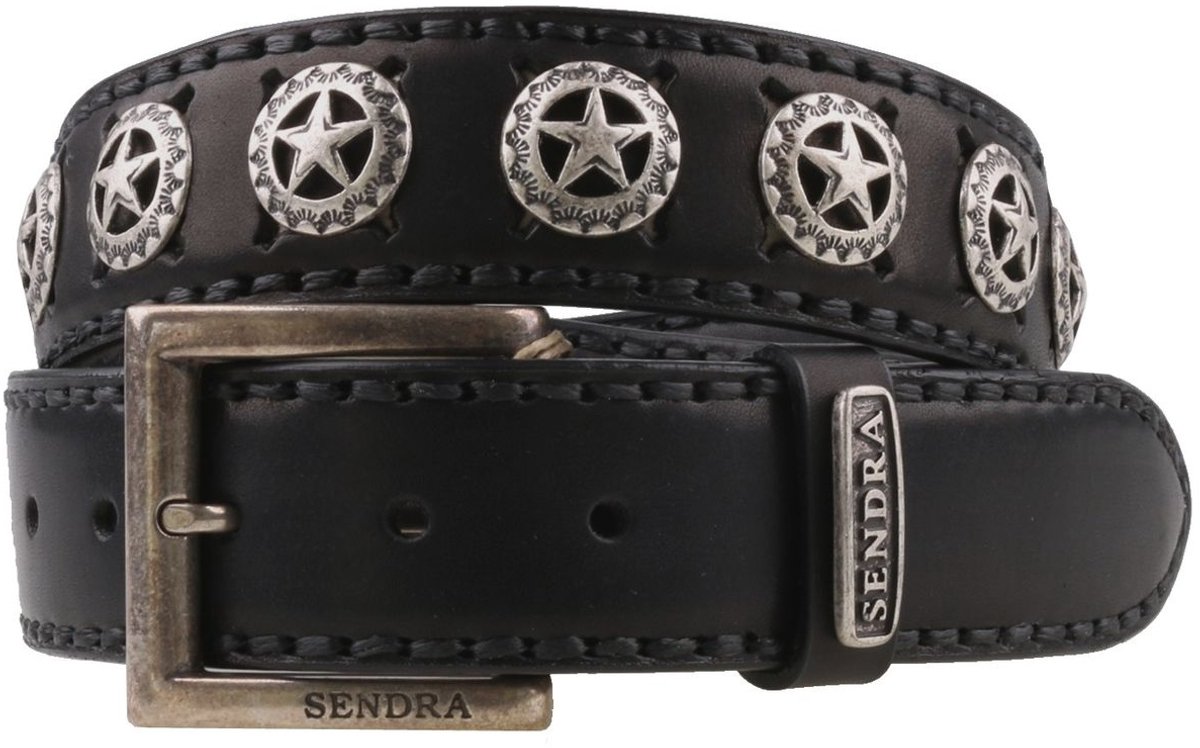Sendra leren riem 8519 zwart
