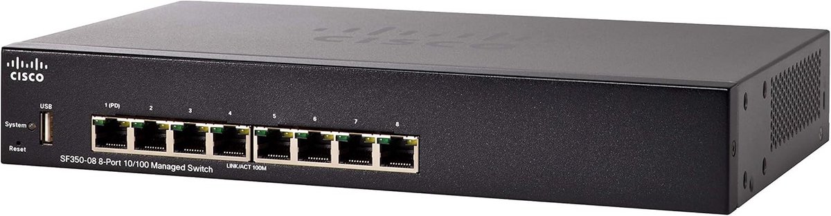 Managed Netwerk Switch met 8 Gigabit Poorten - Eenvoudig Beheer en Hoge Veiligheid