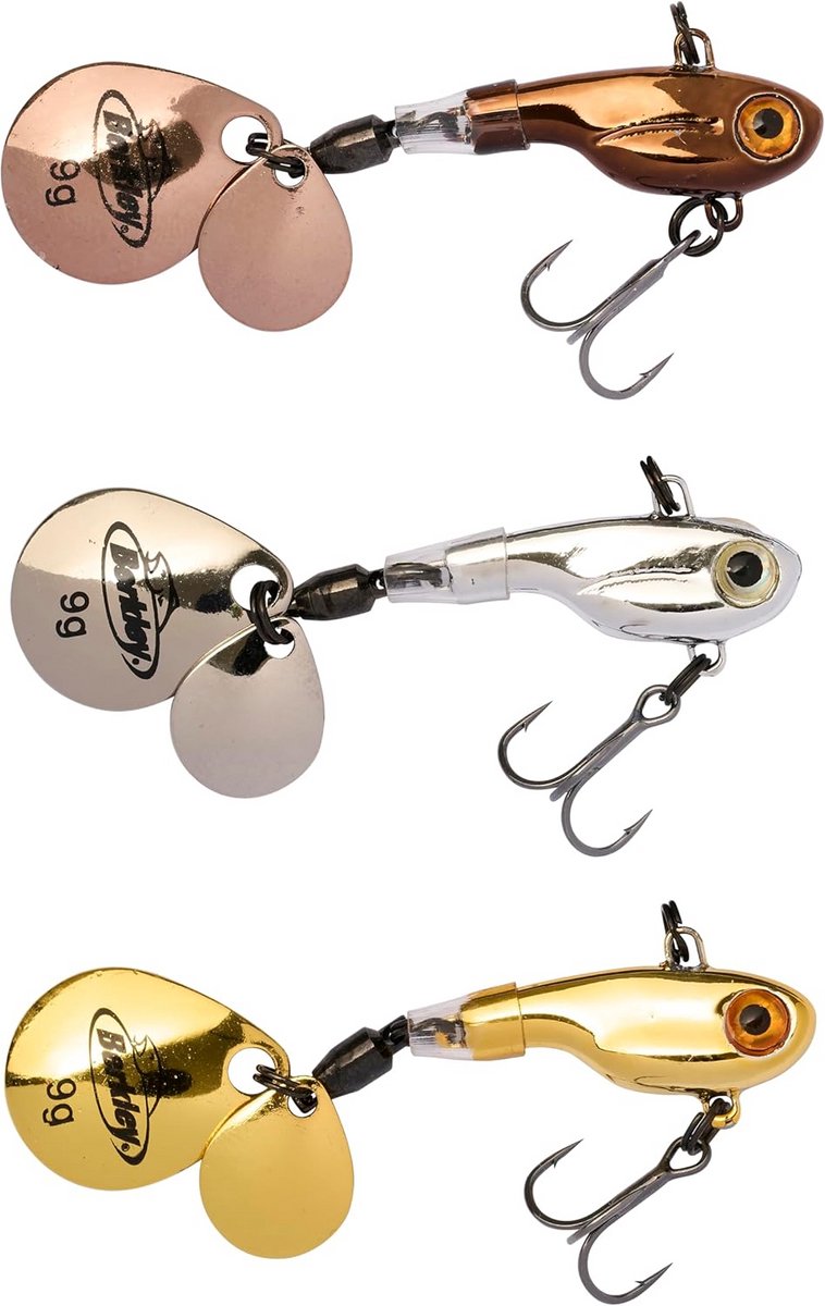 Spintail Kunstaas Set 3-Pack: Vibrerend Jig Spinner voor Baars, Snoek & Forel | 9g & 14g
