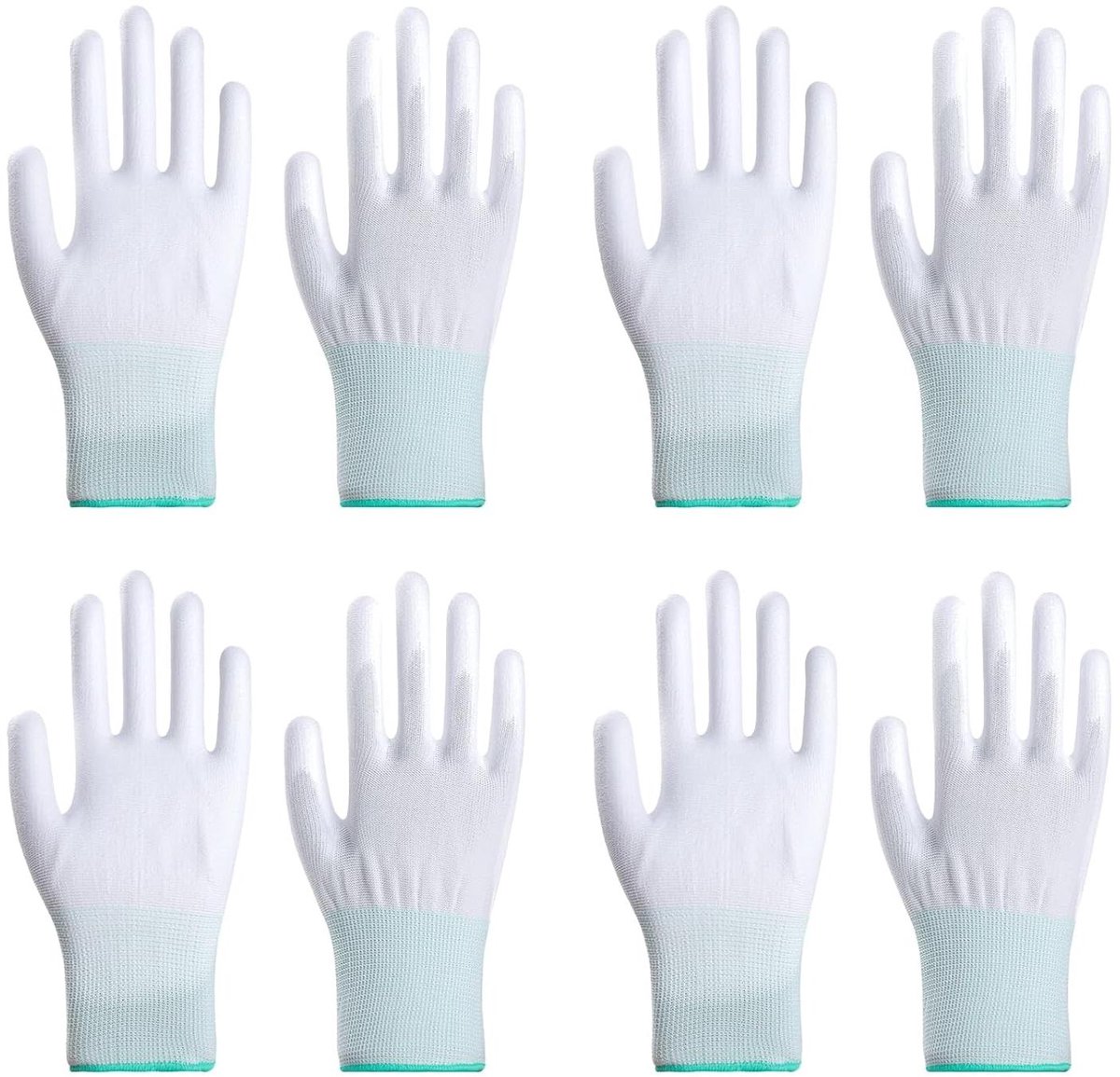 4 paar hittebestendige siliconen handschoenen voor kappers - thermische kappers- en stijltanghandschoenen