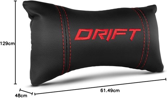 Ergonomische Gaming Stoel Zwart/Rood met 3D Armleuningen en Kantelbare Rugleuning — afbeelding 4