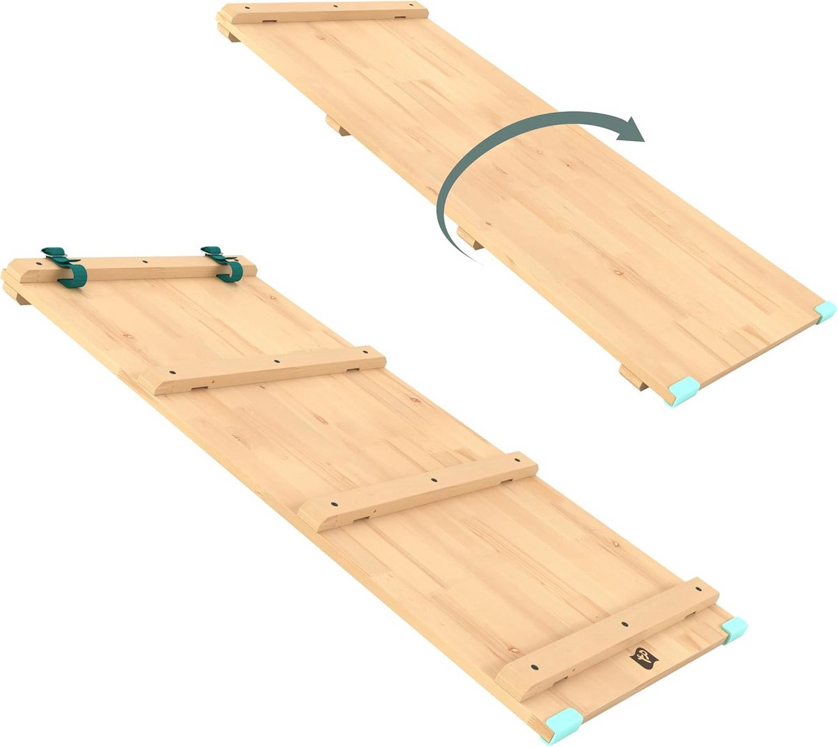 Houten Klimladder voor Baby's en Peuters - Pikler Stijl Binnen Speelgoed