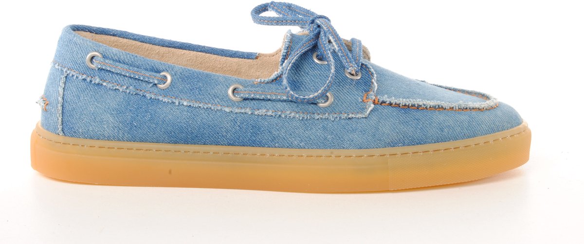 Copenhagen dames bootschoen Maritime D canvas jeans