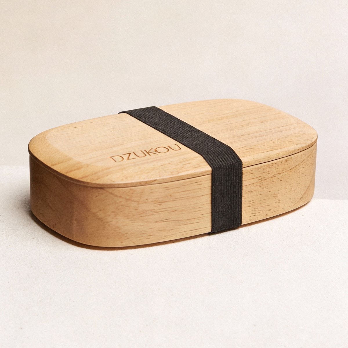 Dzukou Lunchbox Bamboe Bento 450 ml – Herbruikbare snackbox met vakjes & deksel