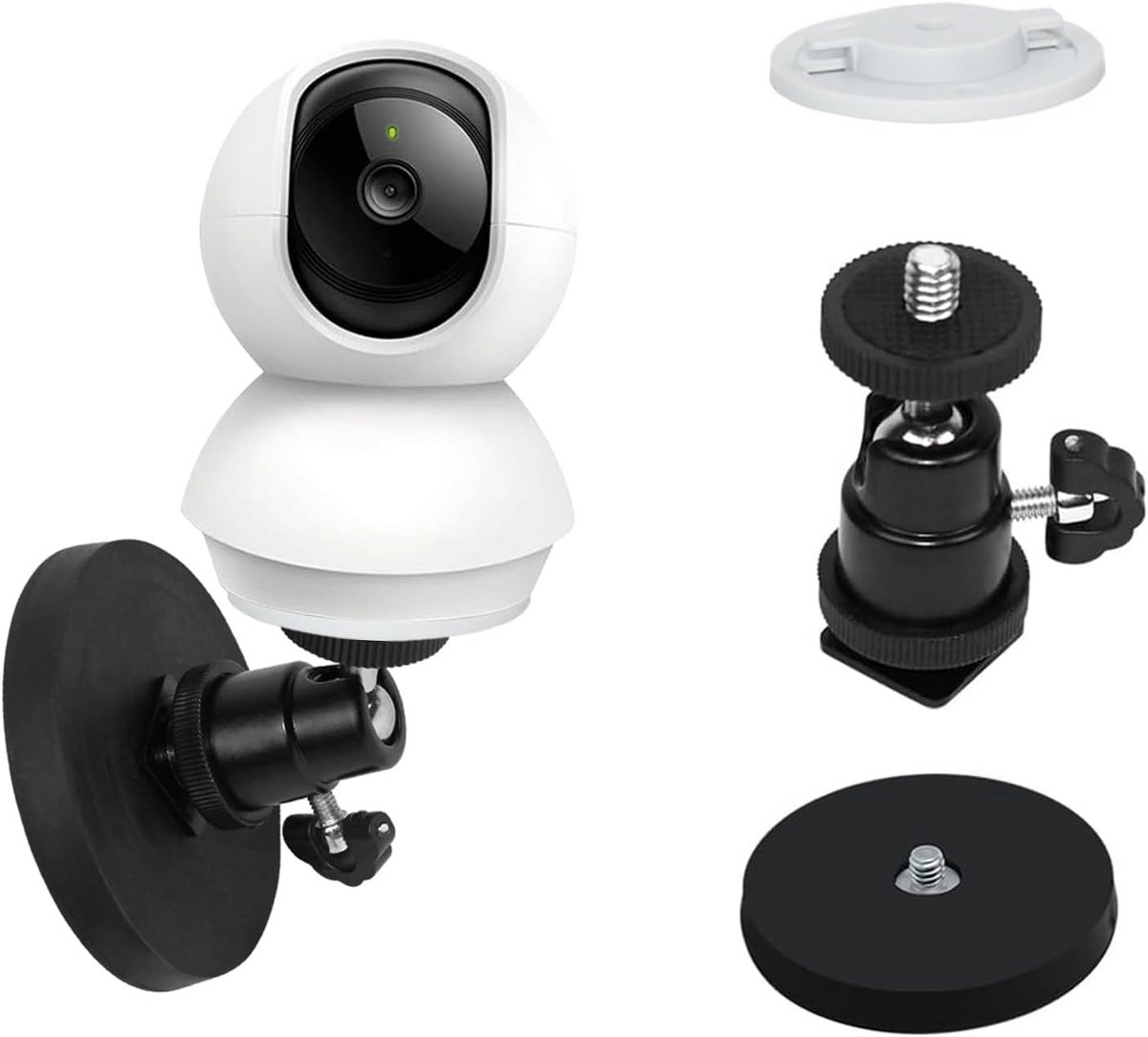 Verstelbare Magnetische Camerabevestiging voor Binnen - Camera Houder zonder Boren voor Metalen Oppervlakken