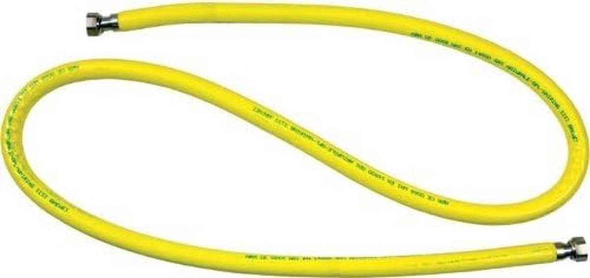 Flexibele Metano Gasslang - 2 Meter - 1/2" F/F Aansluiting - Veilig en Goedgekeurd