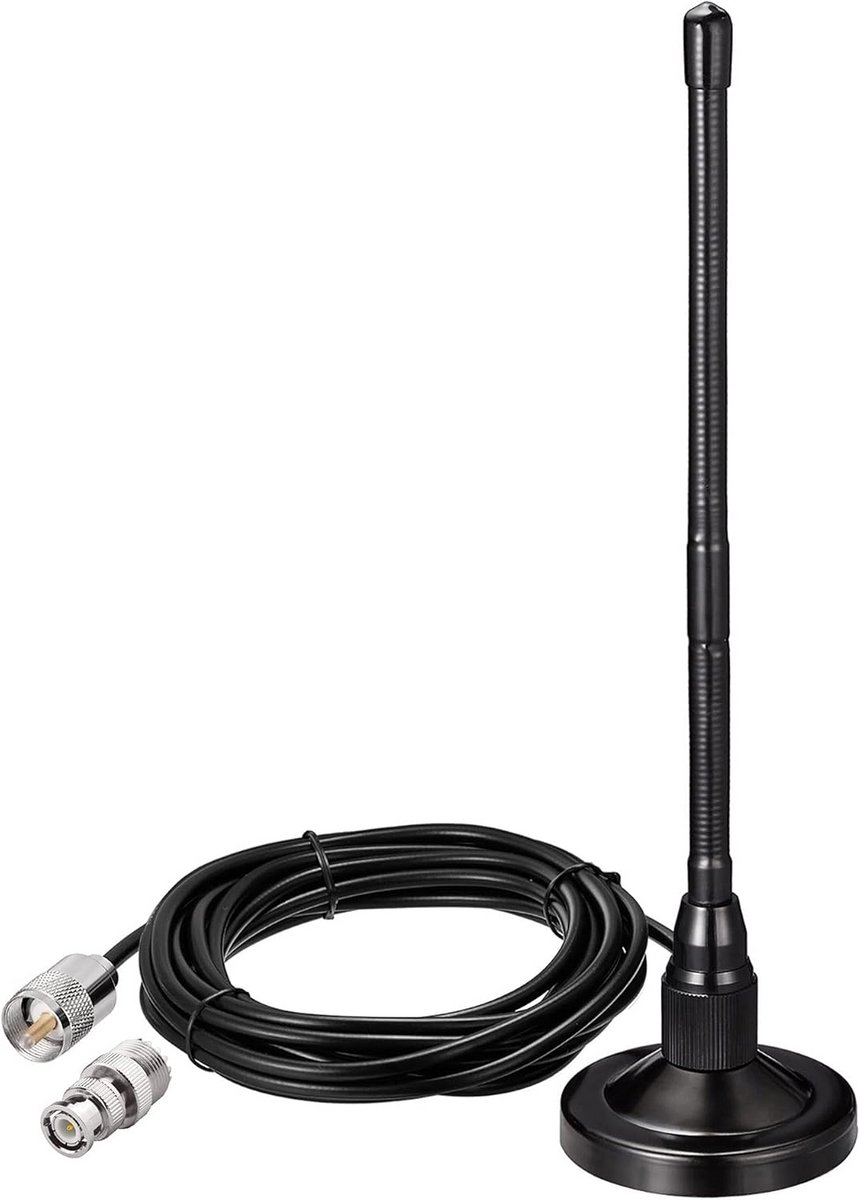 27MHz CB Draadloze Antenne voor Mobiele Radio met Magnetische Voet en Flexibele Whip