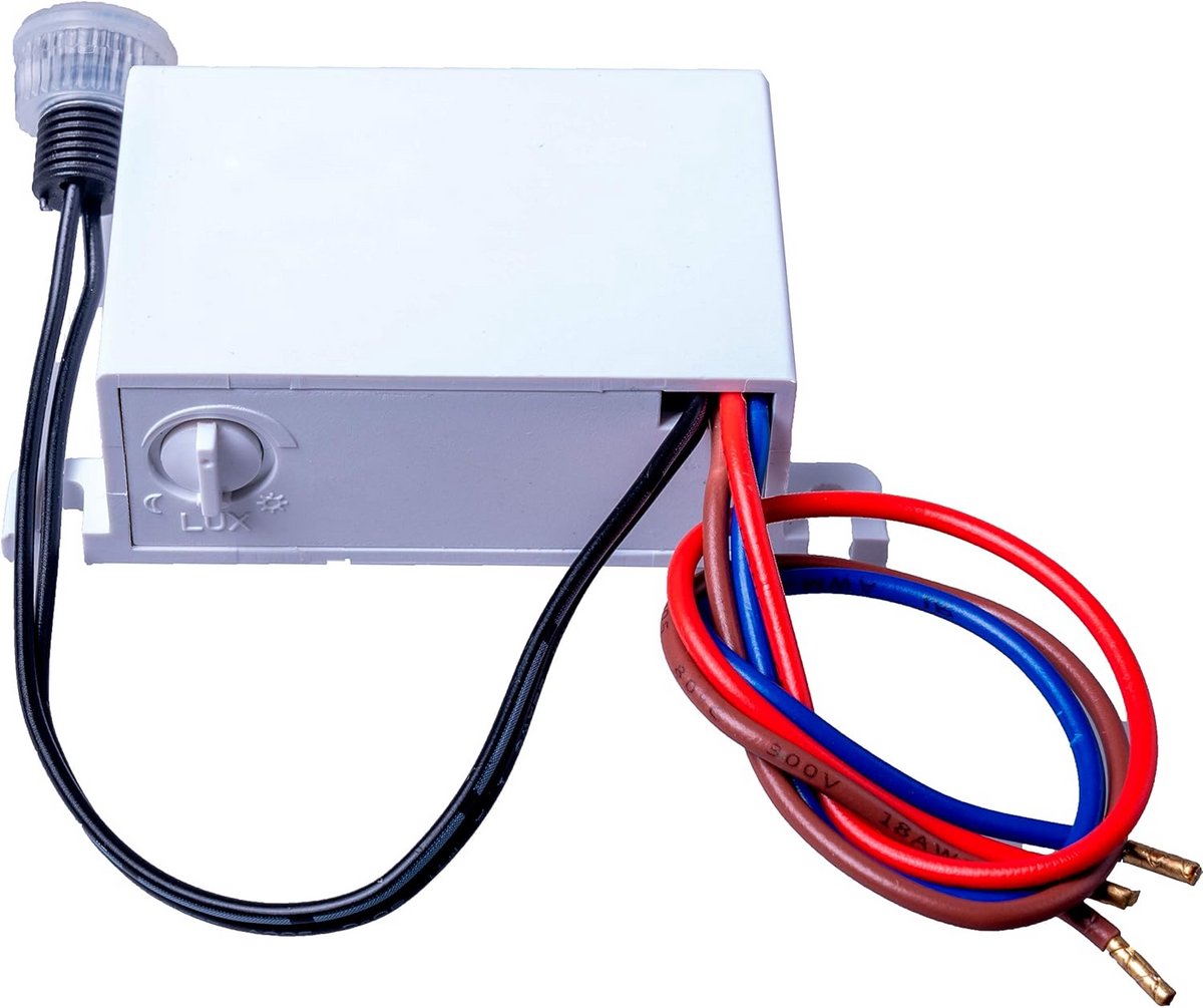 Inbouw Schemerschakelaar voor Buitenverlichting - IP54 - Geschikt voor LED 1W tot 2000W