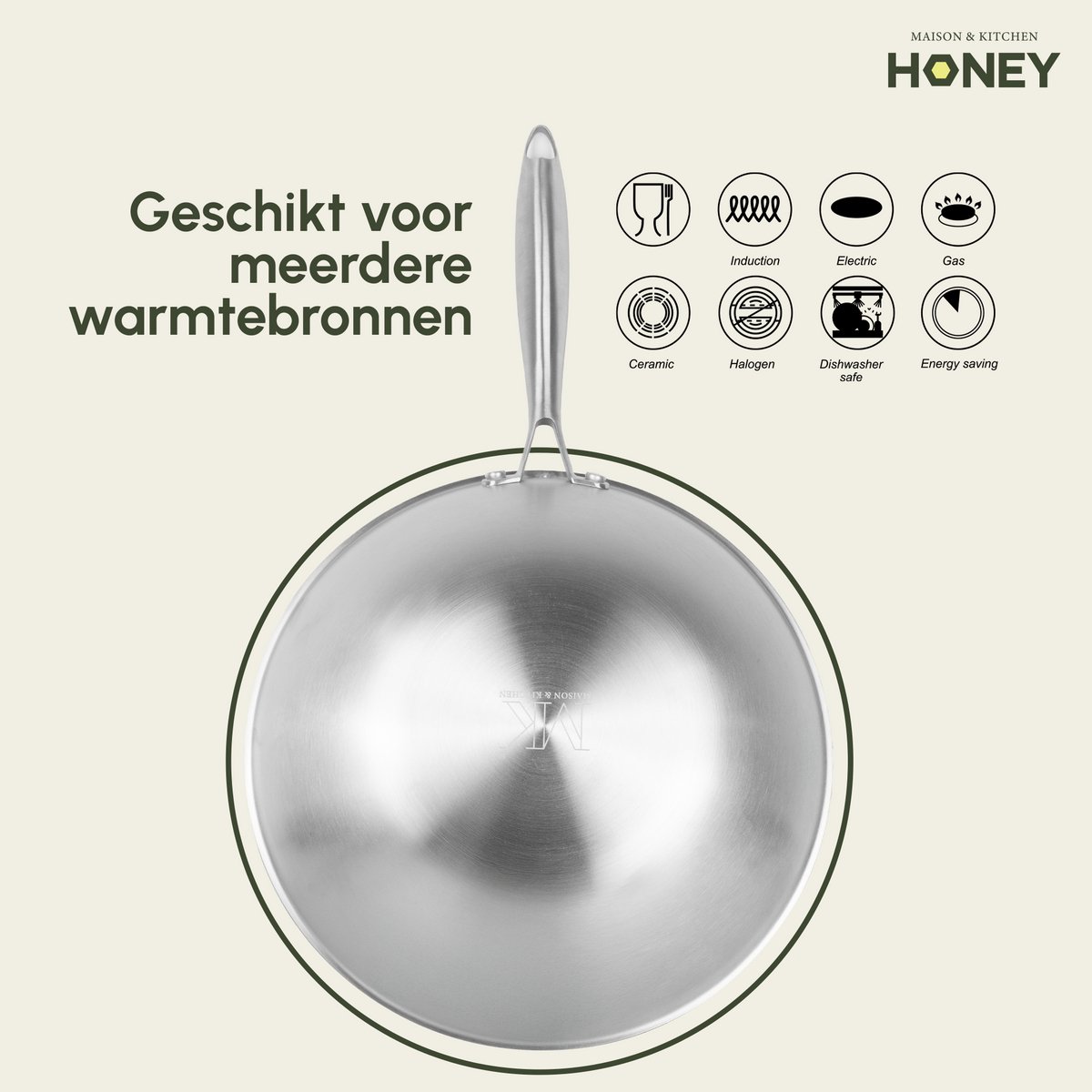 Maison Maison Ø32 cm Wokpan - afbeelding 4