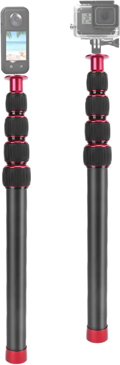 Telescopische Verlengstang voor Camera en Selfie Stick - 108 cm