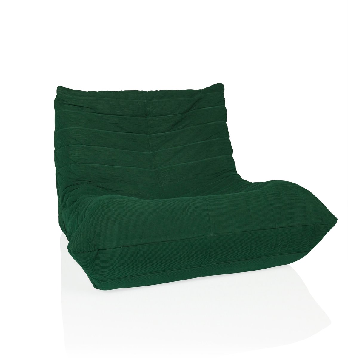 hjh LIVING Zitzak / vloerbank SITZOLO corduroystof groen hjh LIVING