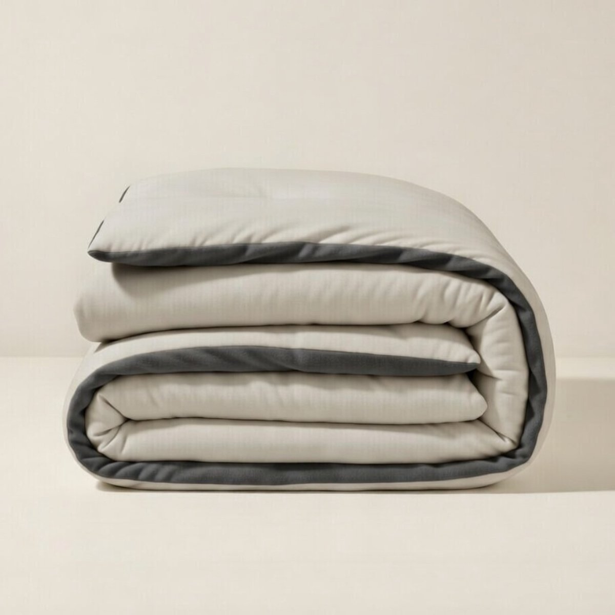 Y-NOT – Dekbed Zonder Overtrek 200x200 – Jersey Flanel – All Season – Zacht & Wasbaar – Greige/Antra