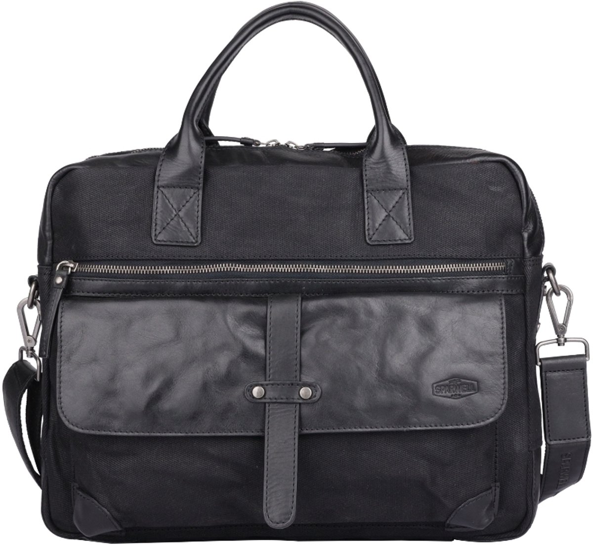 Boutique Trukado - Sparwell Laptoptas Sure Smith zwart 14"-15" - (lxhxd) ca. 39,5 cm x 31 cm x 12,5 cm