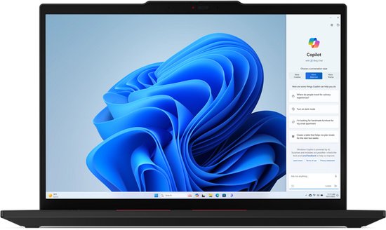 ThinkPad T14 Gen 5 Intel Core Ultra 5 135U 12C up to 4.4GHz 16GB 512GB SSD 14inch 1920x1200 Touch IPS Anti-Glare Intel Graphics 4G Upgradeable 5MP Camera Windows 11 Pro - Lenovo - Hoofdafbeelding