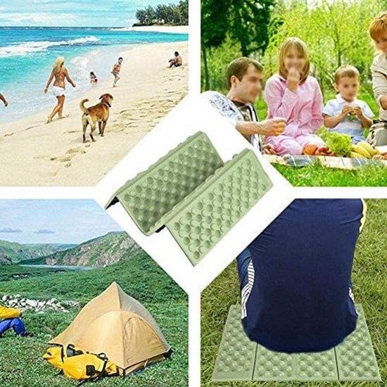 Allecto - Opvouwbaar Zitkussen - Outdoor Accessoire - Lichtgewicht - Schokabsorberend - Waterafstotend - Ideaal voor Camping en Reizen - Compact De... — afbeelding 2