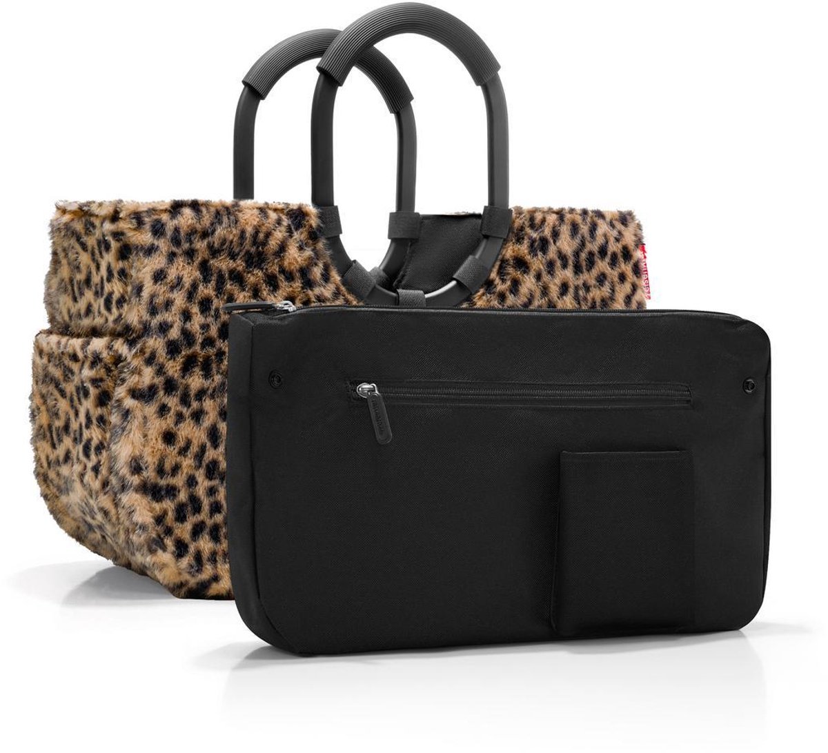 Reisenthel Loopshopper M Shopper Shopper - 12L - Leo Fake Fur Bruin