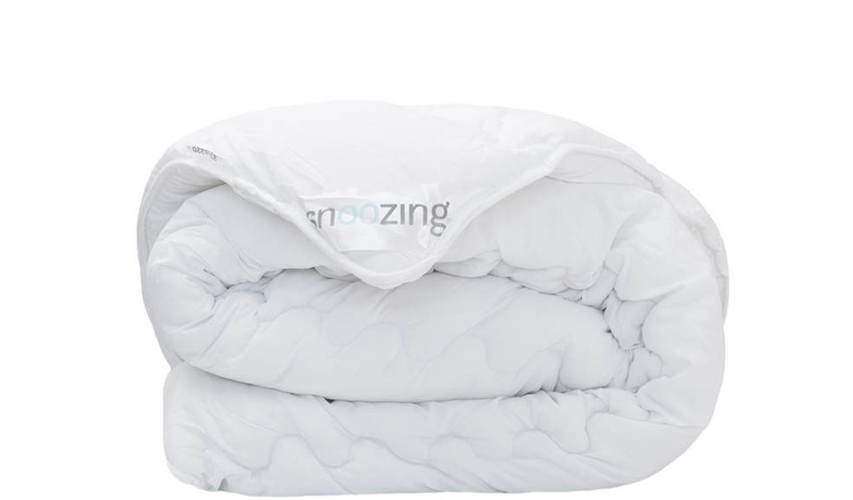 Snoozing Swiss Dreams Winter Dekbed - Extra breed - 260x220 cm - Wit