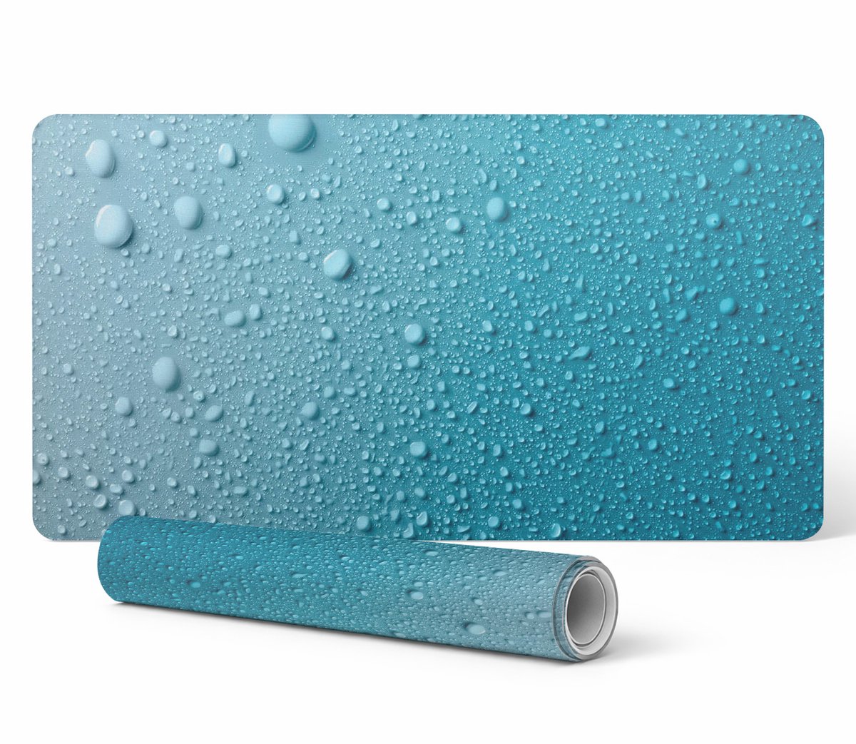 Antislip gaming bureaumat van vinyl, geschikt voor gebruik op glas, 90x45 cm