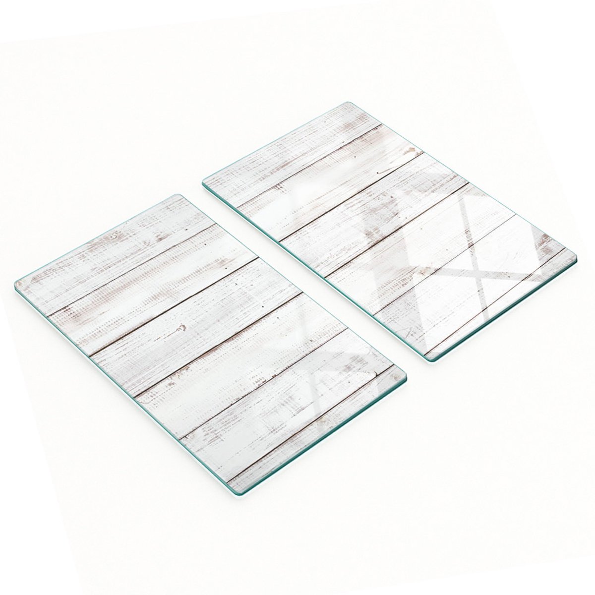 Glazen snijplanken met afbeeldingen, houten wanddecoratie, 2x30x52 cm