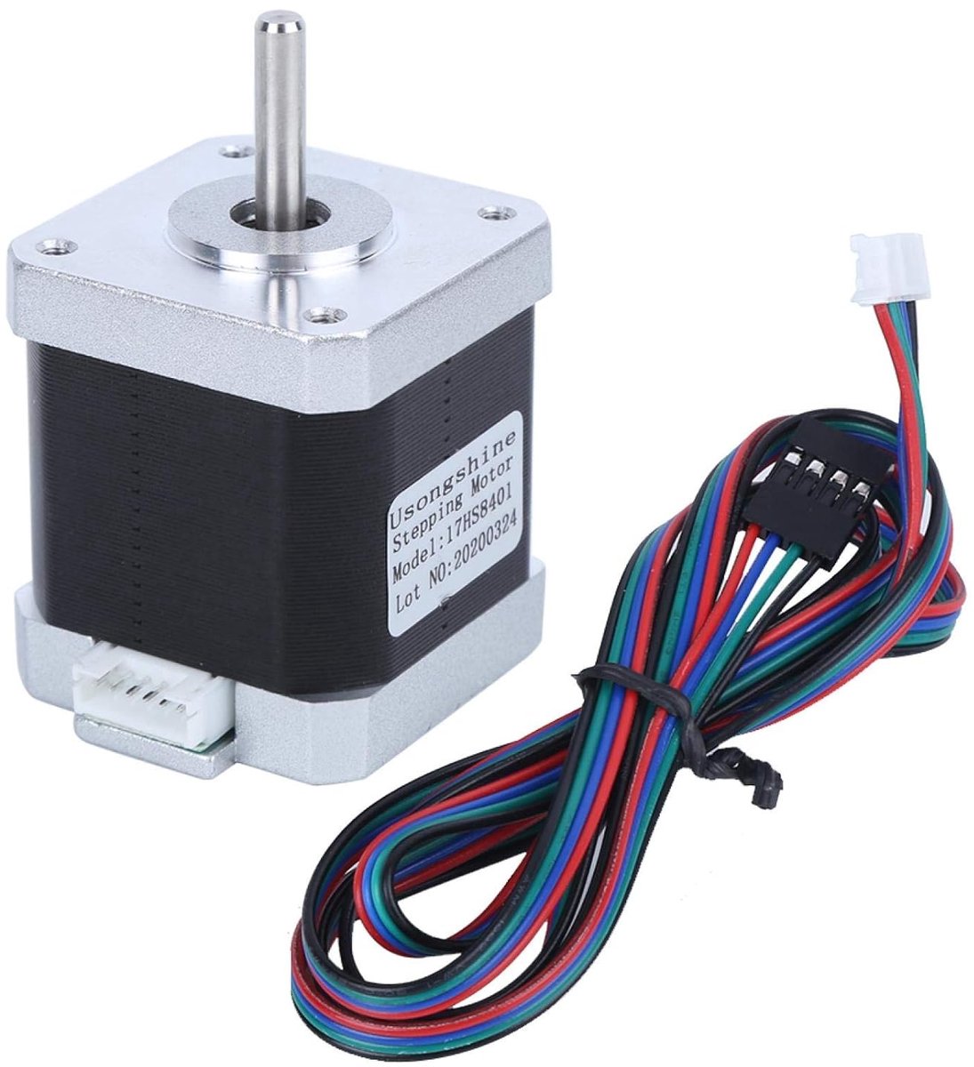 Stappenmotor - Motoronderdeel - 3D Printer - Aluminium Legering - 4 Pin