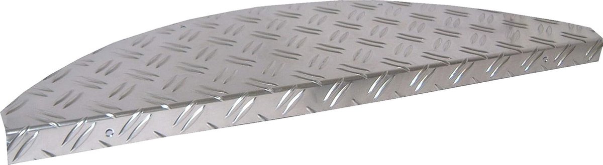 Set van 15 Aluminium Antislip Trapmatten - 60x17,5cm met Oprek