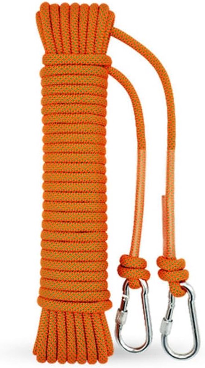 Waslijn Touw - Sterk Buiten Touw - Droog Kleding - Met Dubbele Haken - 10 Meter