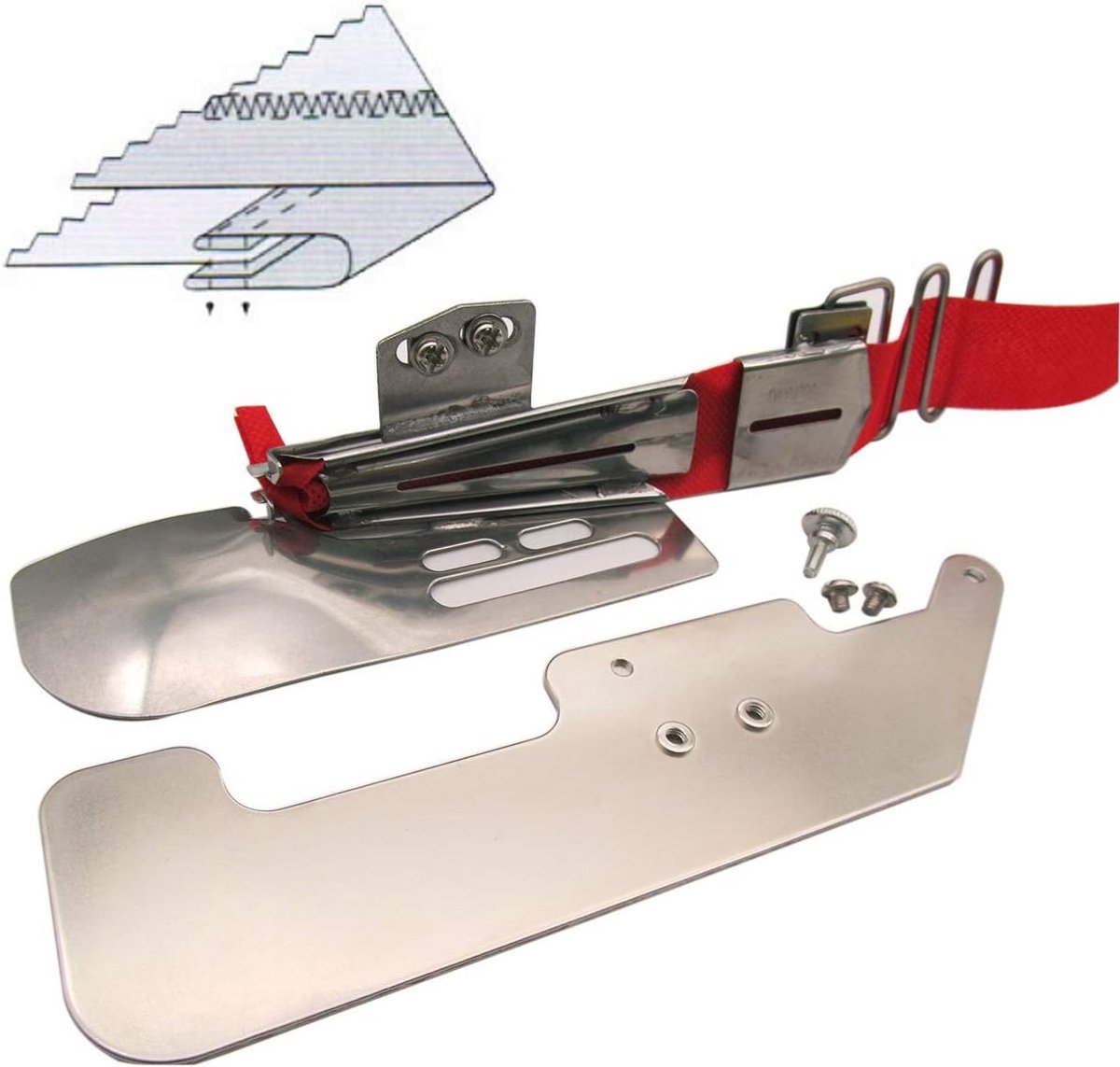 Basisplaat en Binder Set voor Coverlock Machines - Nauwkeurige Afwerking