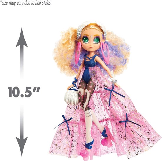 Modepop met Lang Haar en Accessoires voor Kinderen van Merkloos — afbeelding 2
