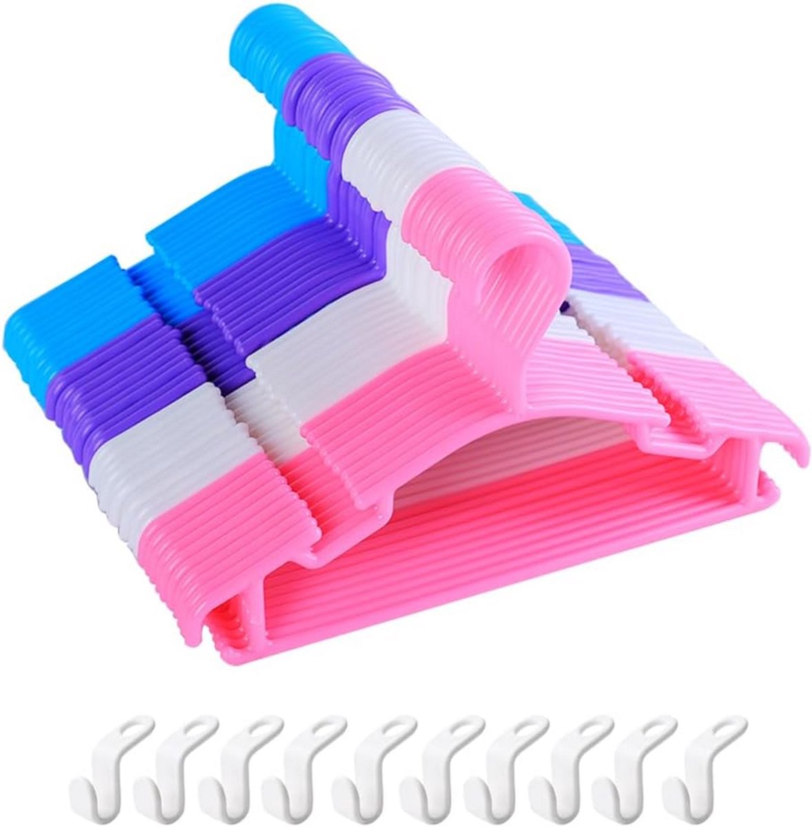 Set van 40 Kinderkledinghangers voor Baby en Peuter