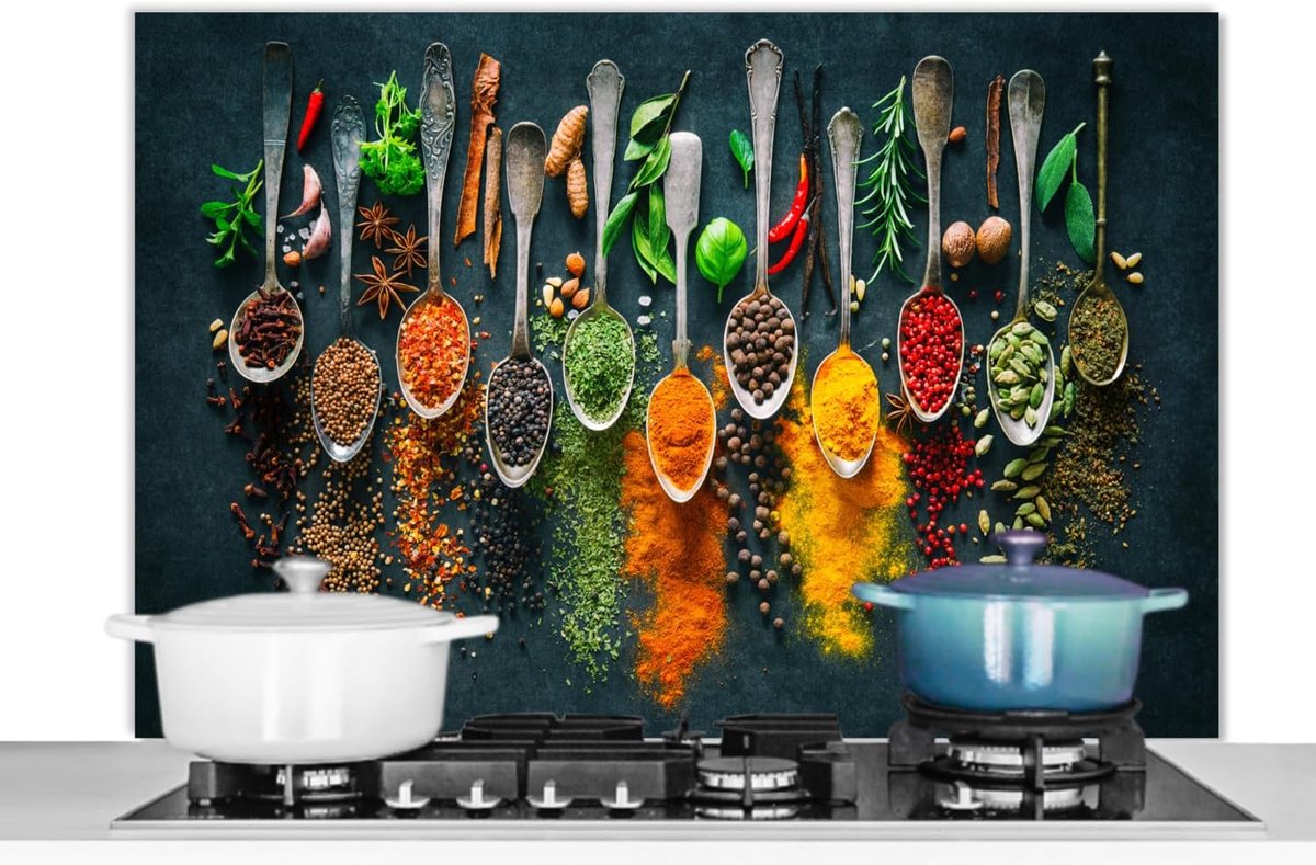 Hittebestendig Spatscherm Keuken 100x65cm - Bescherming Tegen Spatten en Warmte