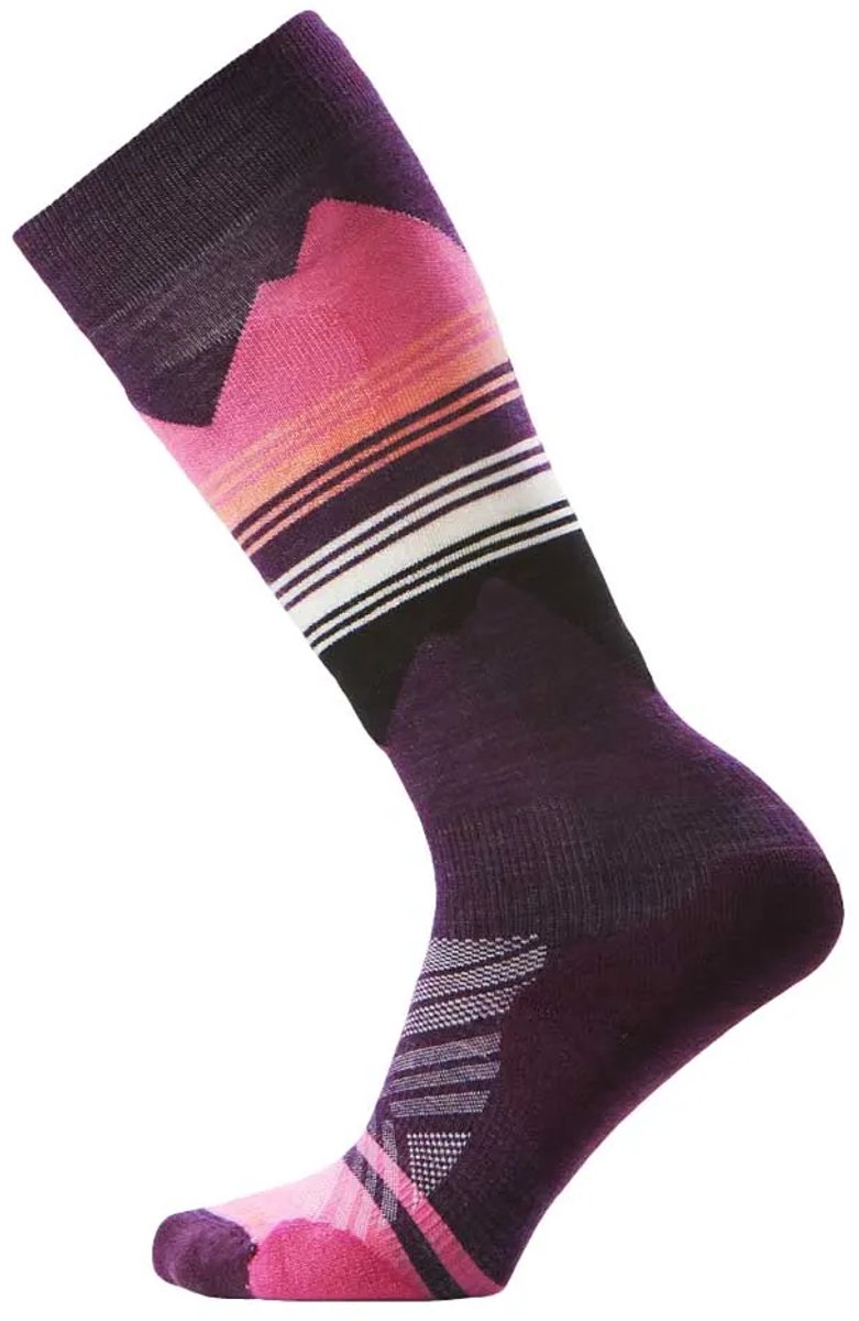 Smartwool Ski Targeted Cushion Pattern Otc Sokken Vrouw Paars