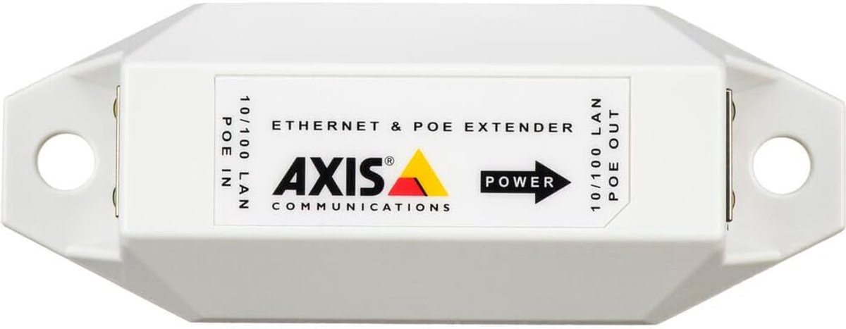 PoE Extender - Netwerk Verlengstuk - Langere Afstand - Overbrugt 100m Limiet - 17.27 x 12.95 - Wit