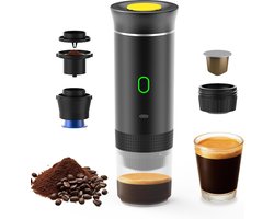Elektrisch Koffiezetapparaat - Draagbaar Mini Apparaat - Koffie Maken - 3-in-1 Werking - 9 x 27.1 x 9 cm
