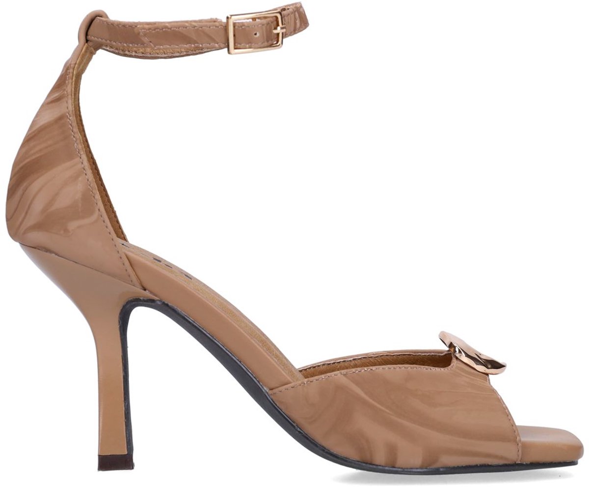 Sacha - Dames - Bruine sandalen met hak - Maat 41