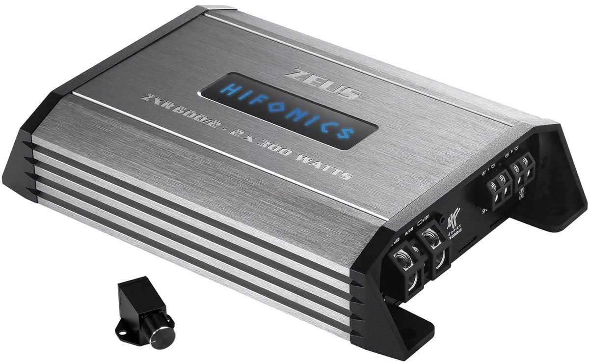 Universele 2-Kanaals Audio Versterker 600W met Volume, Bas en Treble Regeling