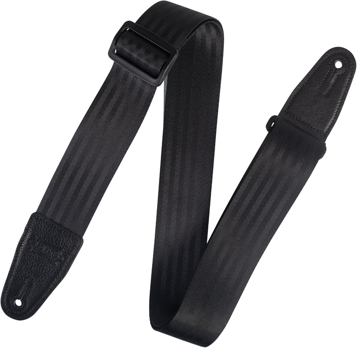 Verstelbare Gitaarband 5 cm Breed Zwart Veilige Sluiting