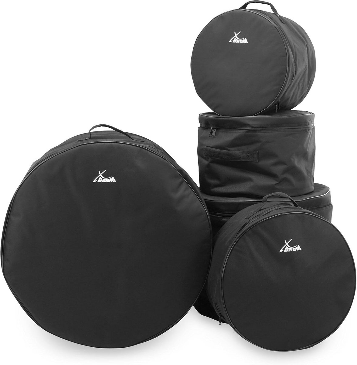 5-delige Drumtas Set voor Akoestische Drumstellen (22" Bass Drum) - Waterafstotend & Stevig